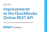 Improvements to the QuickBooks Online REST API