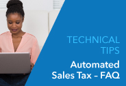 Automated Sales Tax – FAQ