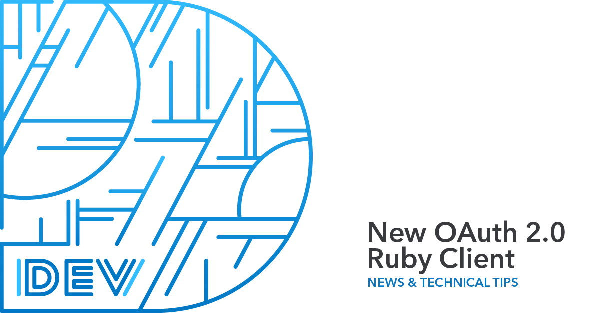 New OAuth 2.0 Ruby Client