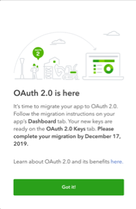 OAuth 2.0 is here popup